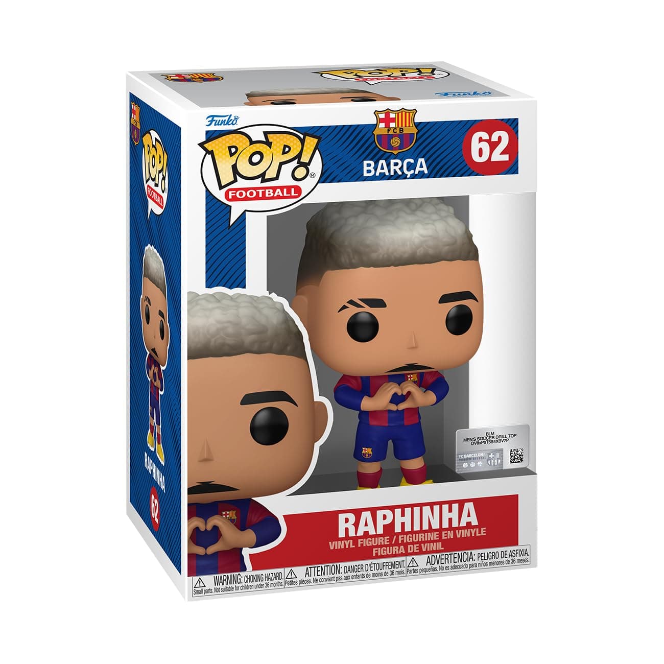 Фигурка Funko Pop! Football: Barcelona - Raphinha #62