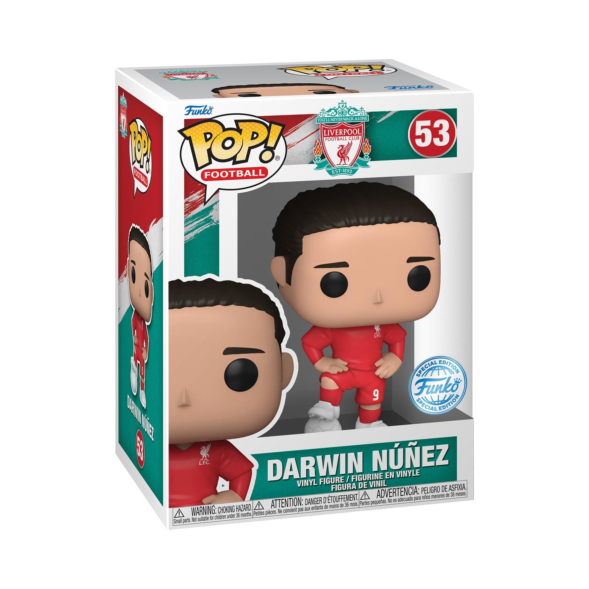 Фигурка Funko Pop! Football: Liverpool FC - Darwin Nunez #53
