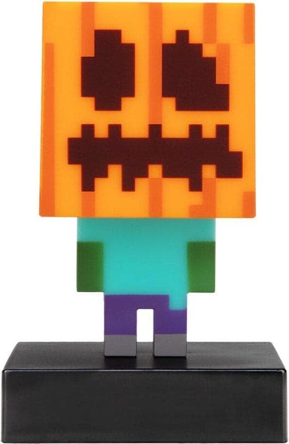 Статуетка Paladone Icons: Minecraft - Zombie Jack O Lantern Light PP15302MCF