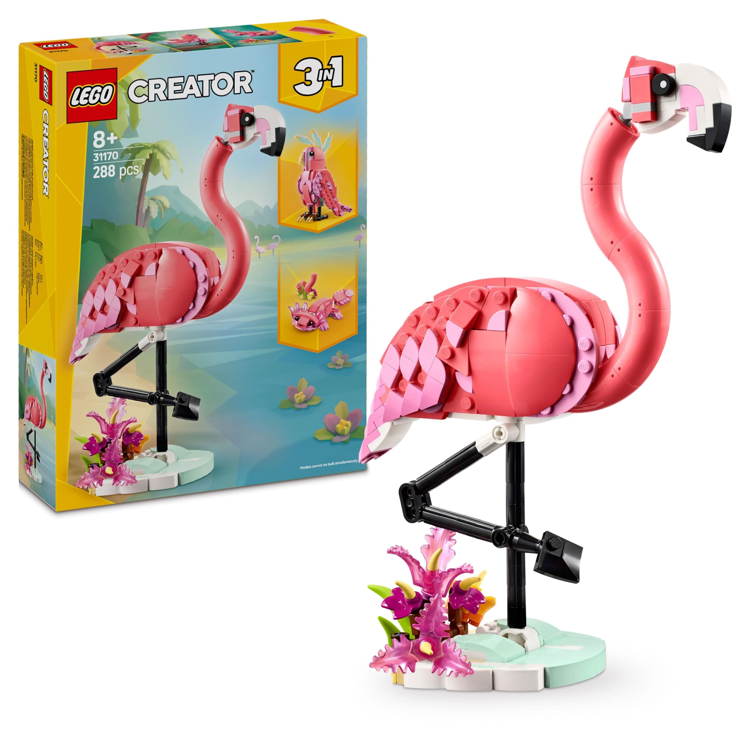 LEGO® Creator 31170 - Диви животни: Розово фламинго