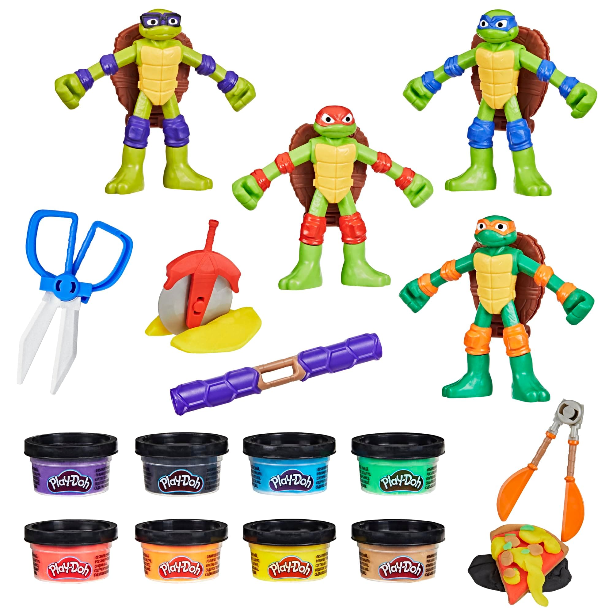 Play Doh - Костенурките Нинджа: Cowabunga форми с пластелин