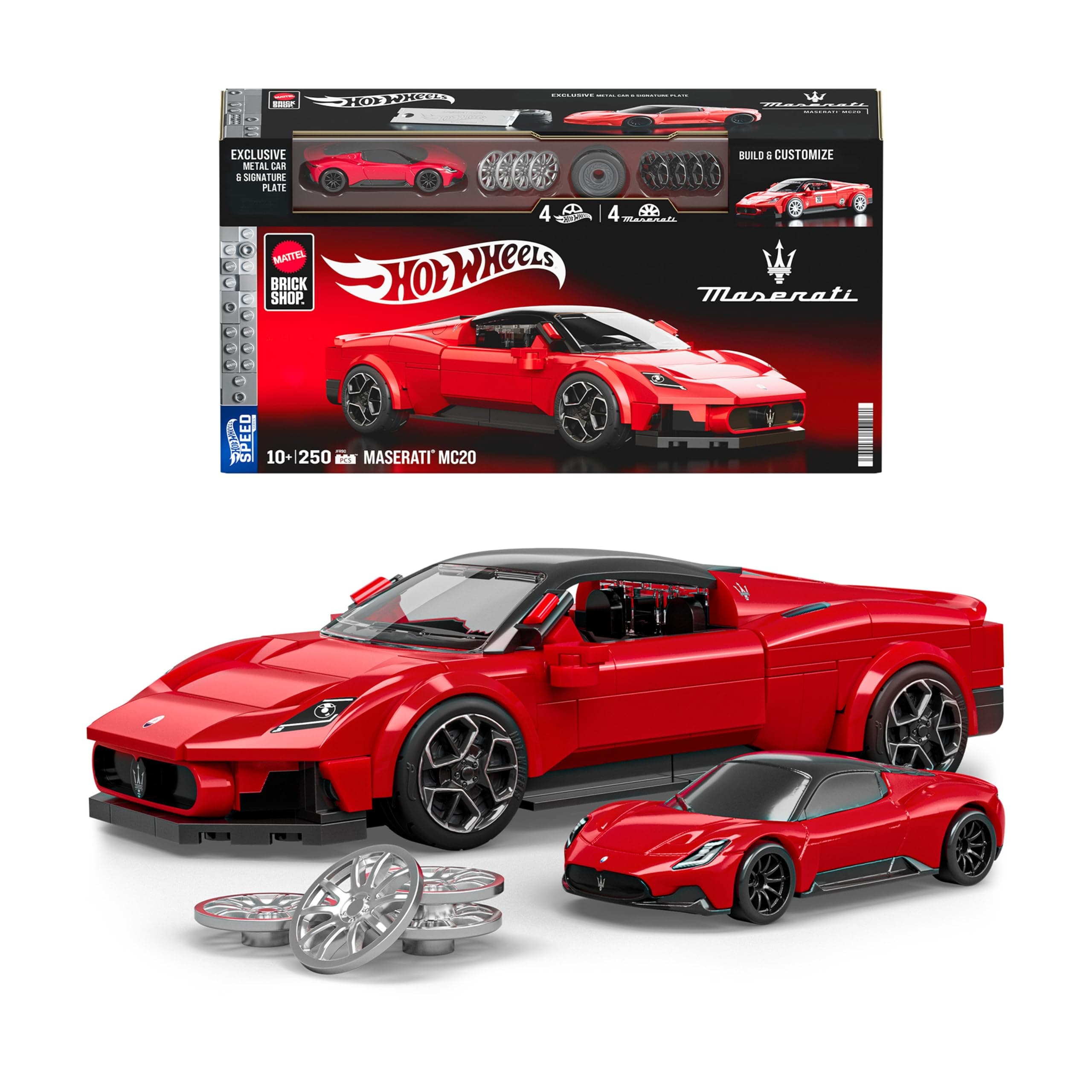 Brick Shop - Hot Wheels: Мазерати, 250 елемента