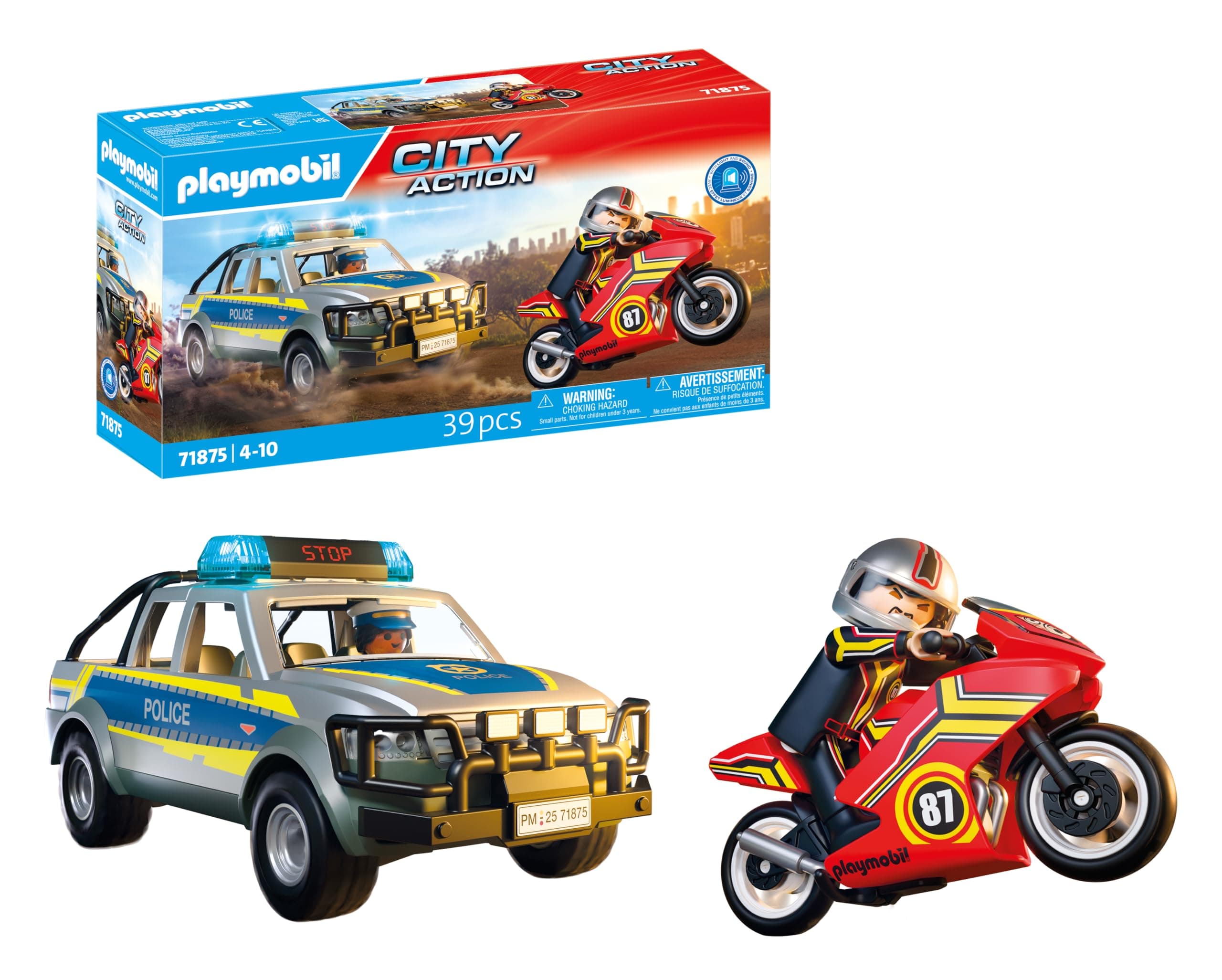 Playmobil - Полицейско преследване с пикап