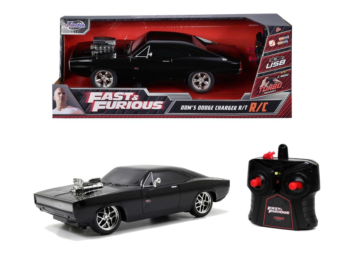Jada - Бързи и яростни: Радиоуправляема кола 1970 Dodge Charger 1:16