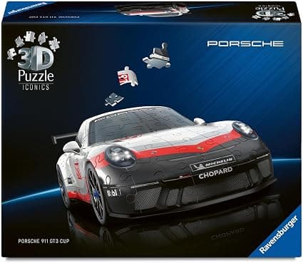 3D Пъзел Ravensburger 108 ел. - Порше 911 GT3 Cup