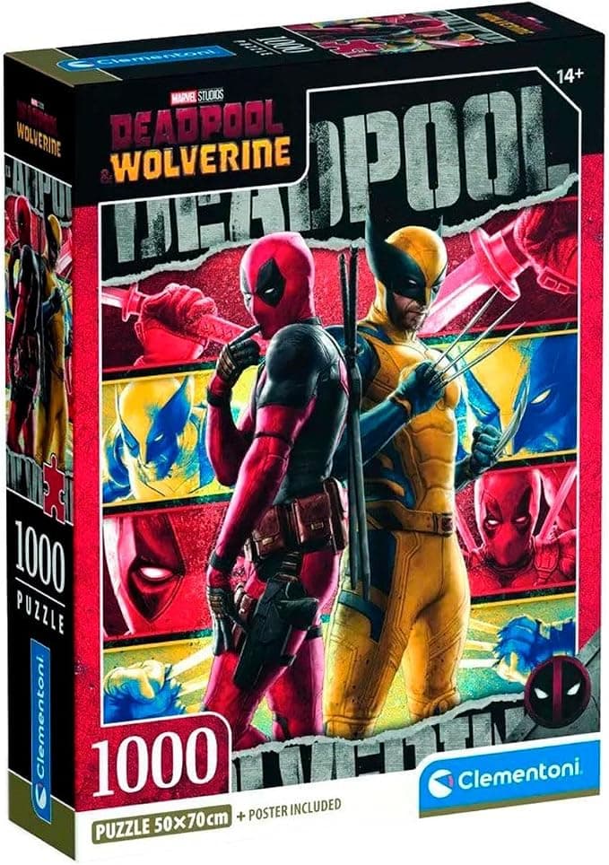CLEMENTONI 1000ч. Пъзел Marvel Deadpool