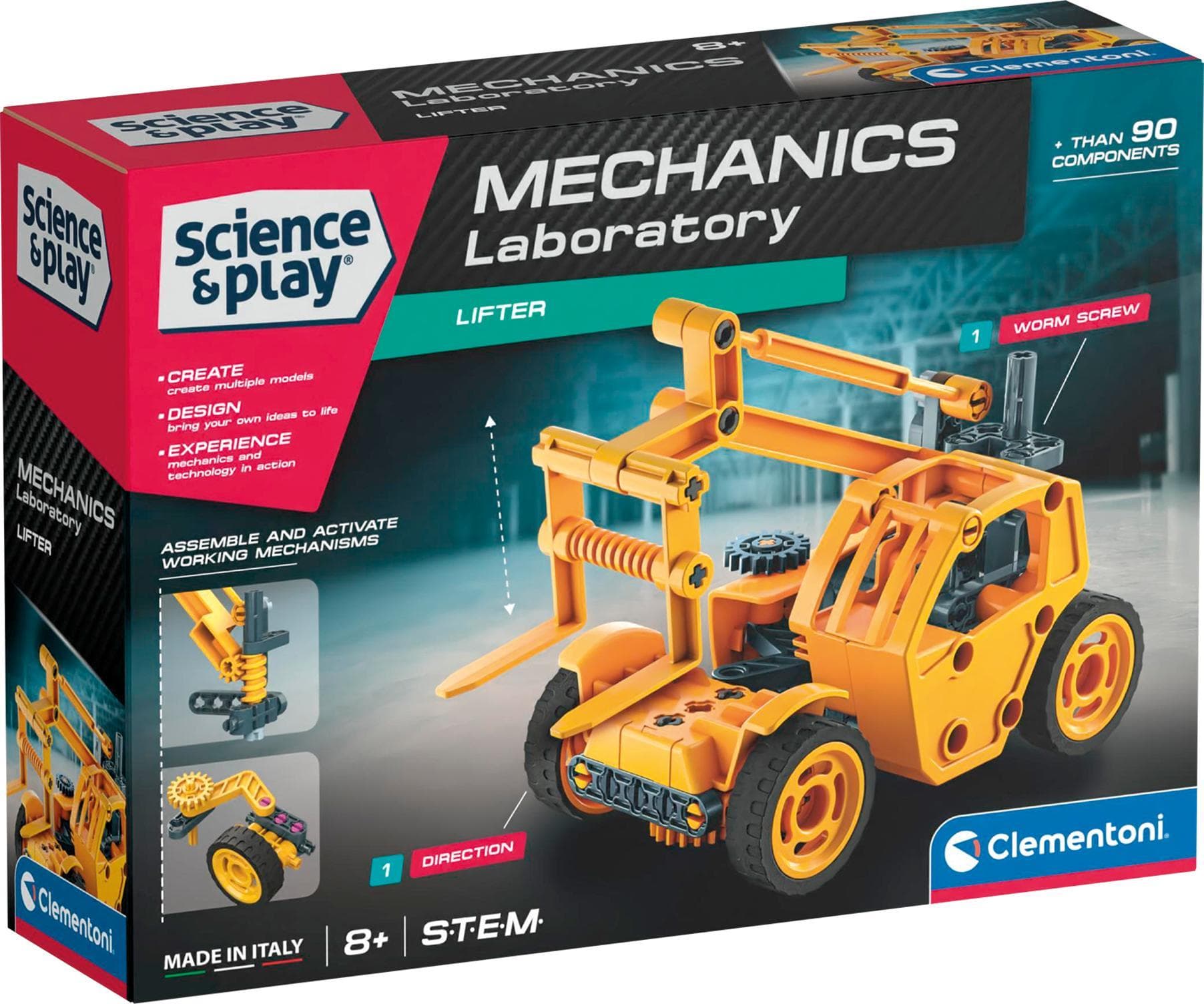 CLEMENTONI MECHANICS LABORATORY КОНСТРУКТОР ПОВДИГАЧ 90Ч.