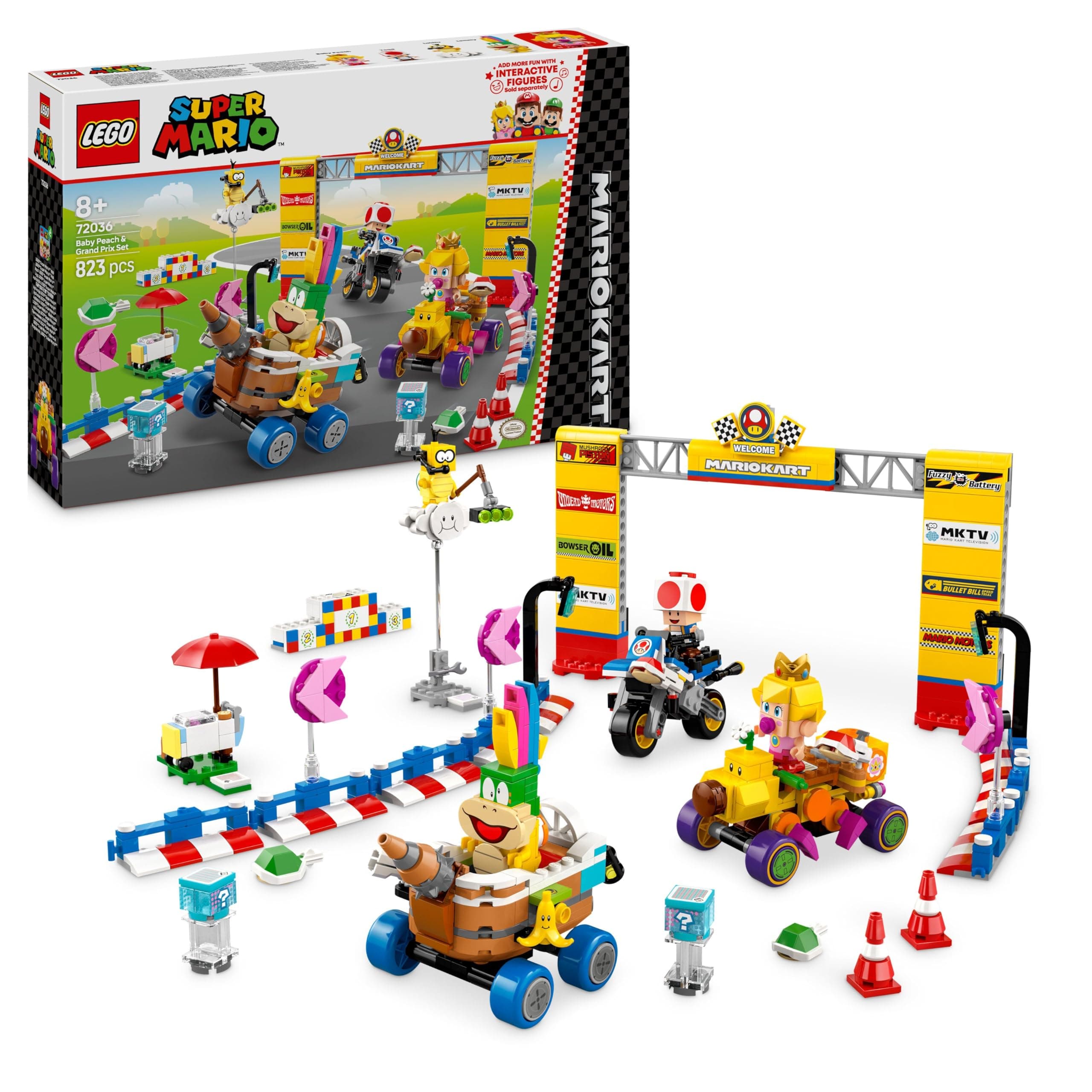 LEGO Super Mario Mario car - Baby Peach and Grand Prix, 72036