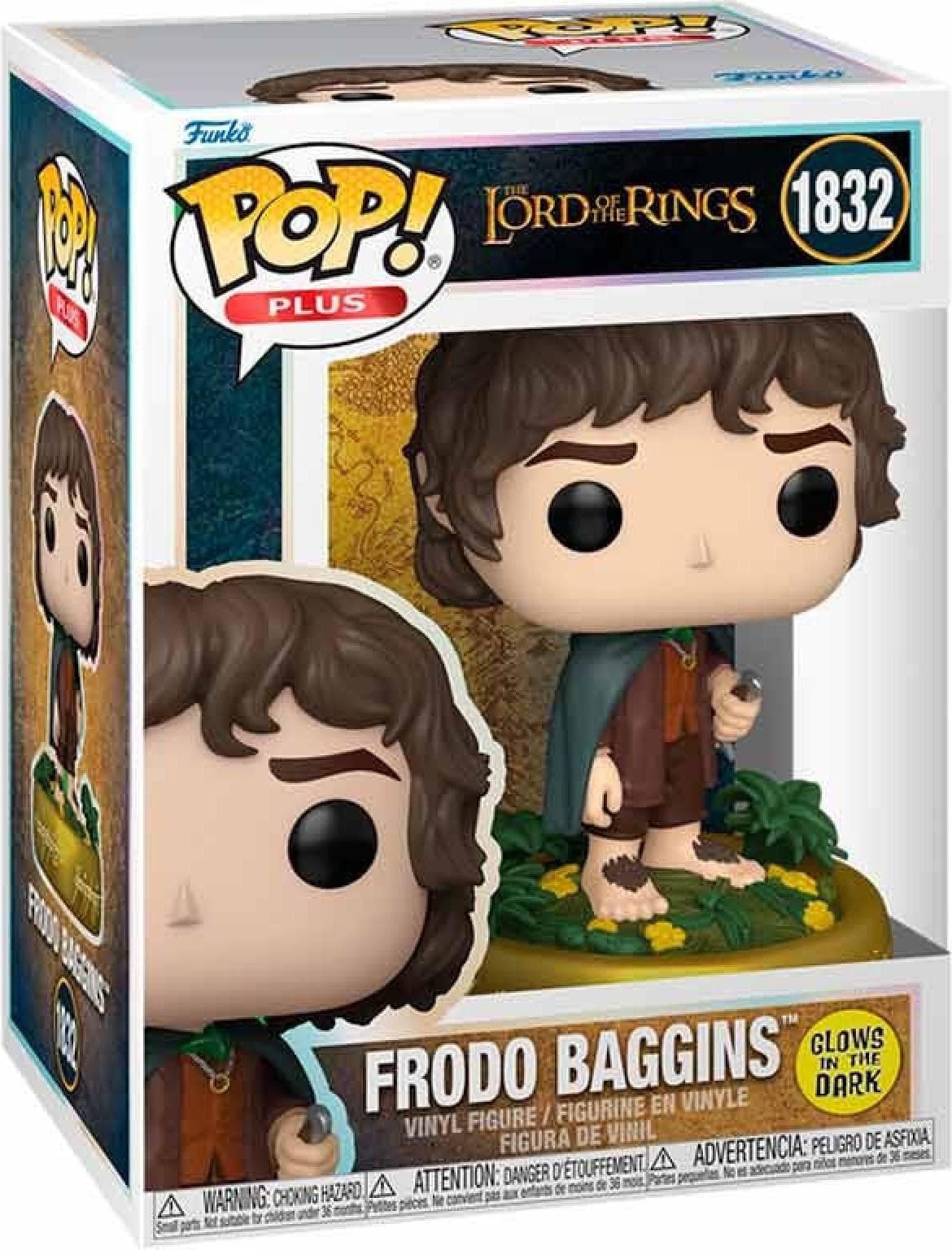 Фигурка Funko Pop! Plus: The Lord of the Rings - Frodo Baggins (Glows in The Dark) #1832 Vinyl Figure
