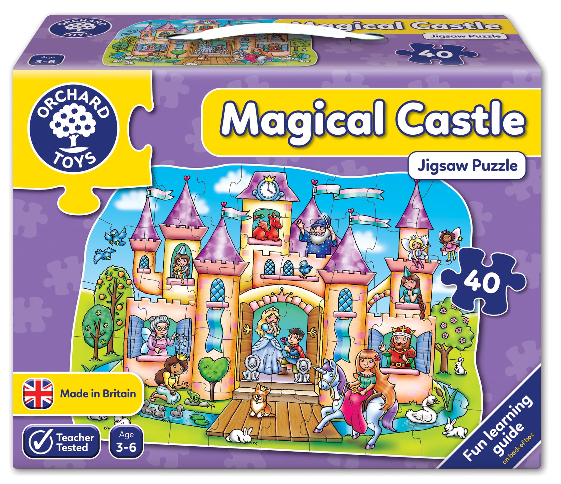 Детски пъзел, Orchard Toys, Магически замък, 40 части