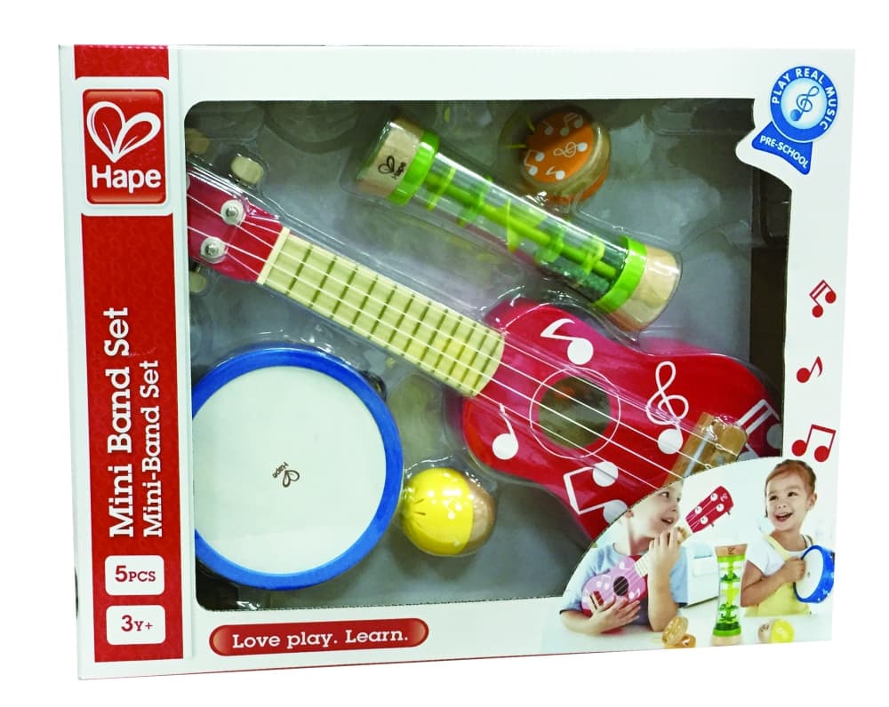 Мини музикален комплект, Hape, 5 части