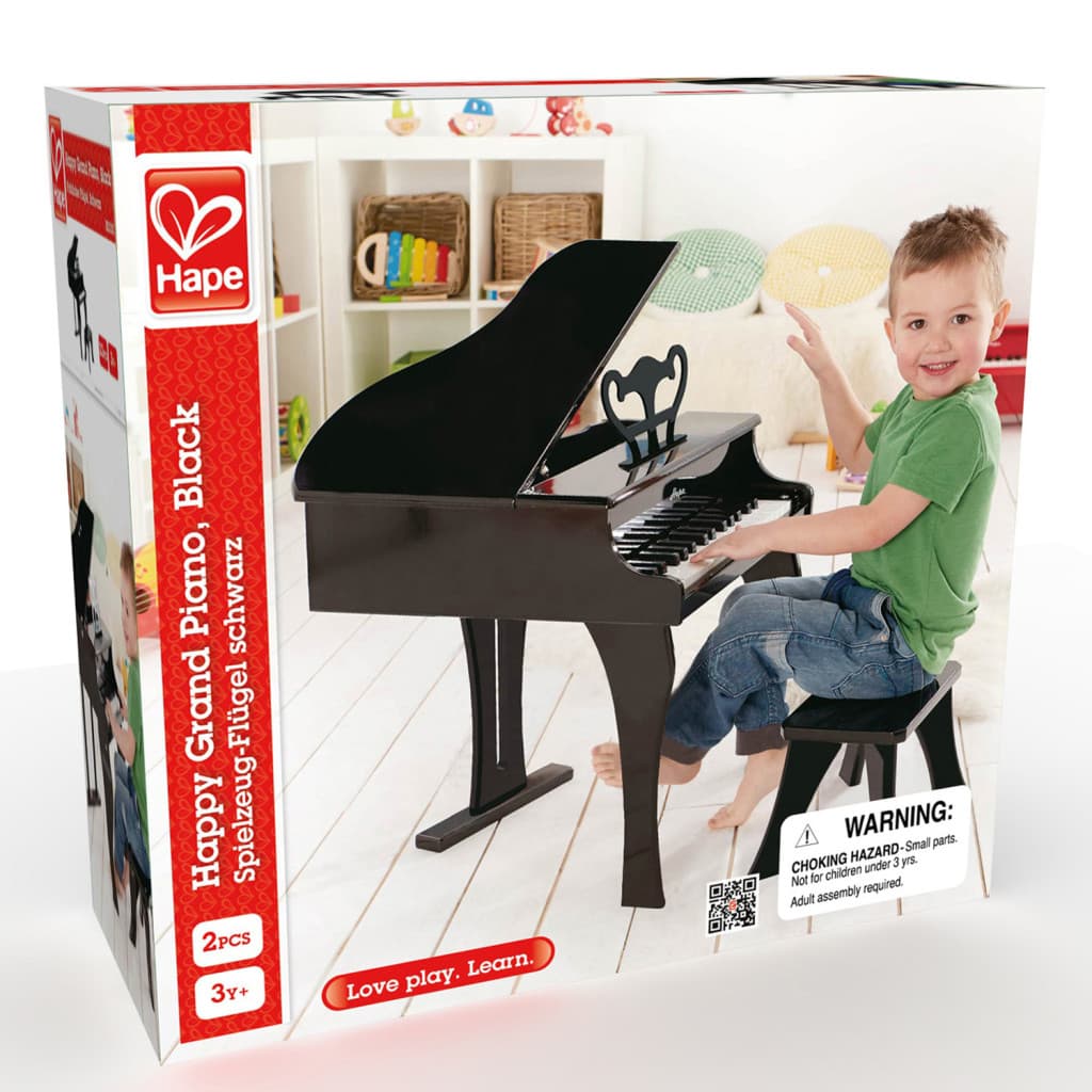 Голямо дървено пиано, Hape, Черно