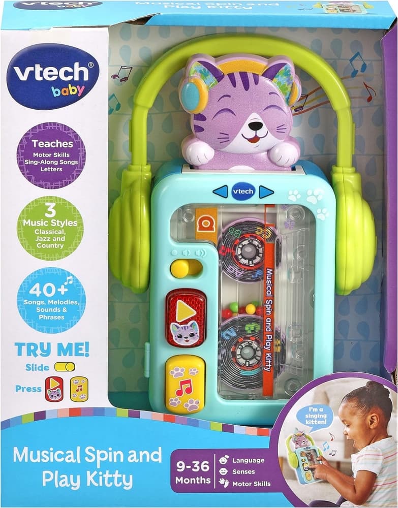 Интерактивна играчка, Vtech, Музикален плейър, 4.6 x 12 x 6.8 cm