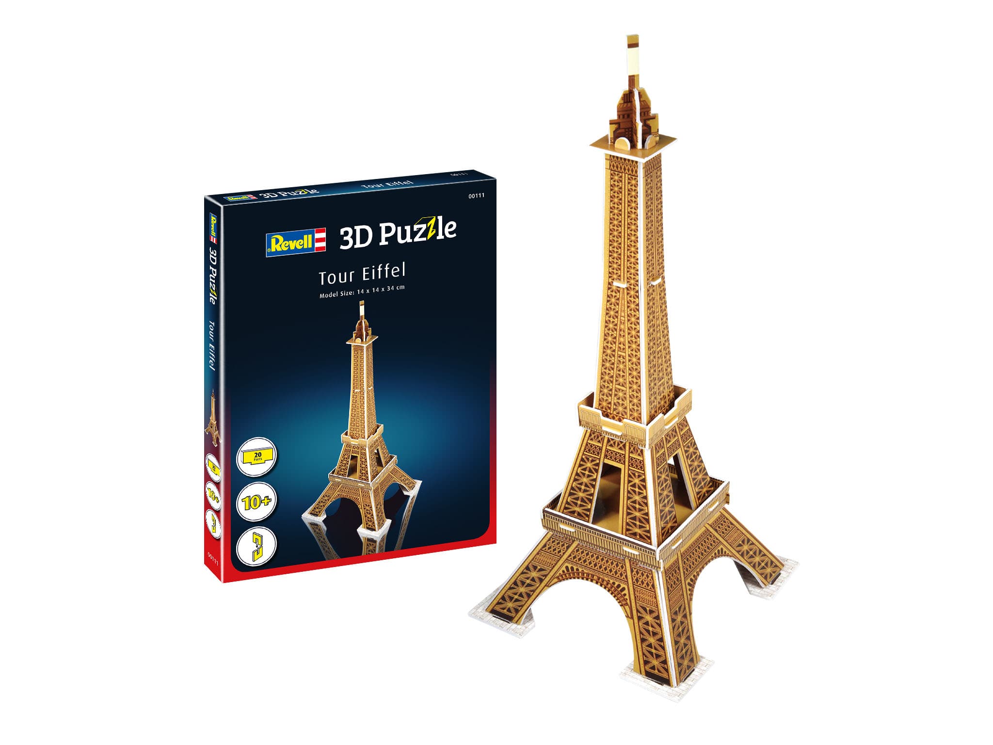 Мини пъзел 3D - Айфеловата кула