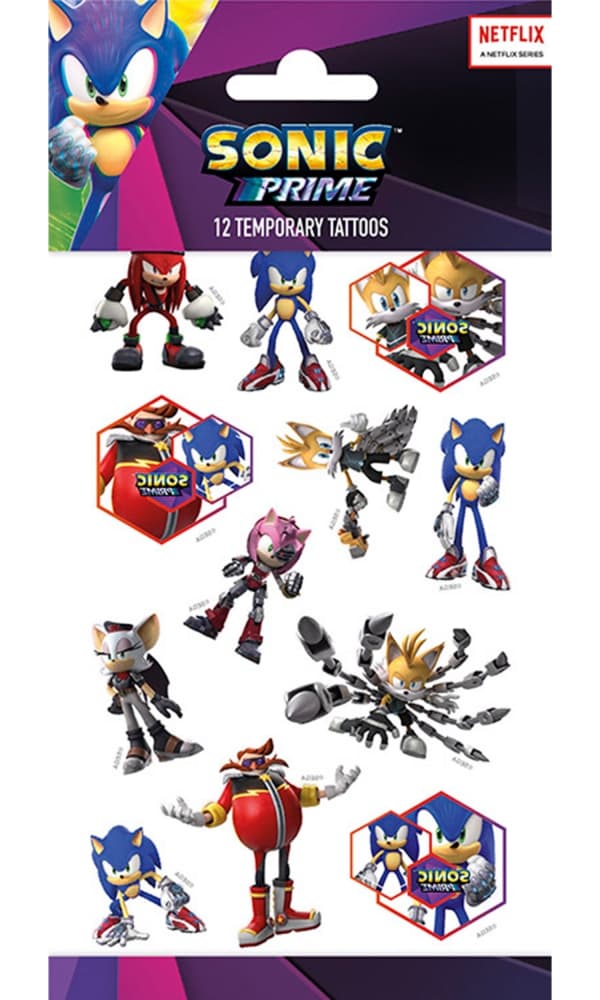 Творчески комплект, Totum, Татуировки Sonic, 12 броя