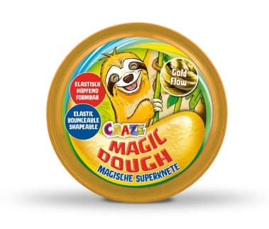 Магически разноцветен моделин, Craze, Ленивец, 80 гр.