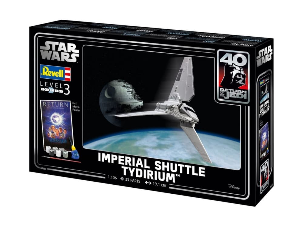 Подаръчен комплект сглобяем модел, Revell, Imperial Shuttle Tydirium, 33 части