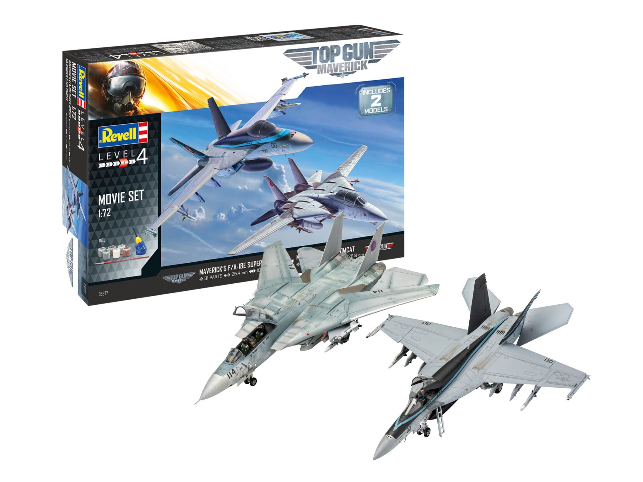 Комплект самолети Top Gun 2бр