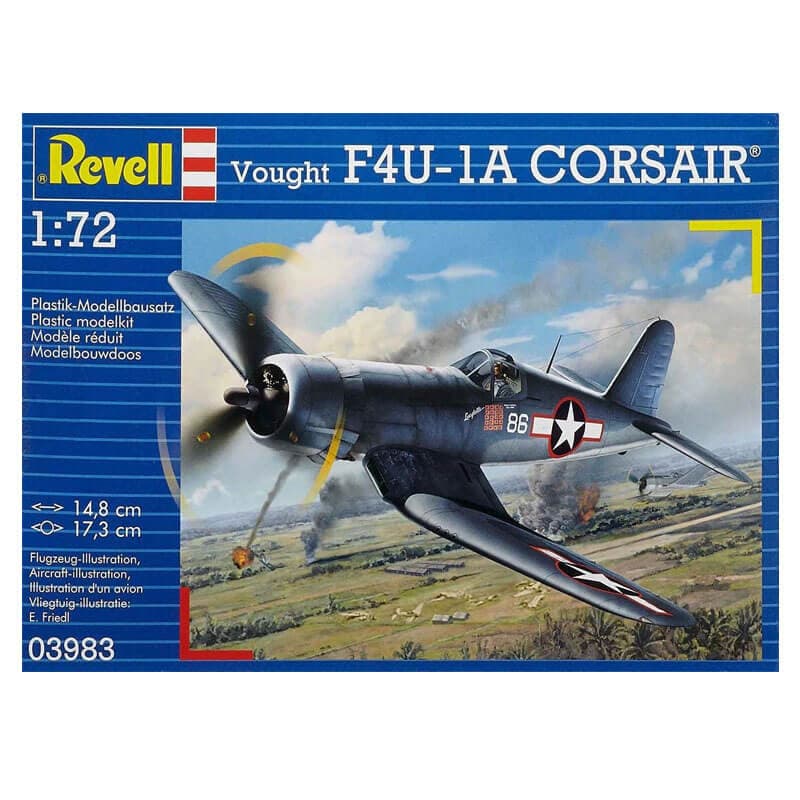 Американски изтребител Vought F4U-1A Corsair - сглобяем модел