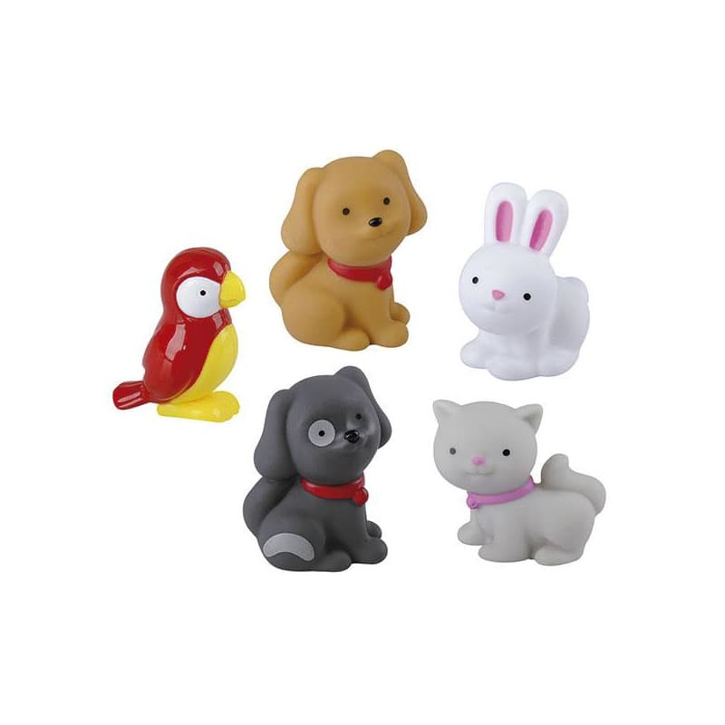 Комплект играчки, Eurekakids, Домашни любимци, 5 броя