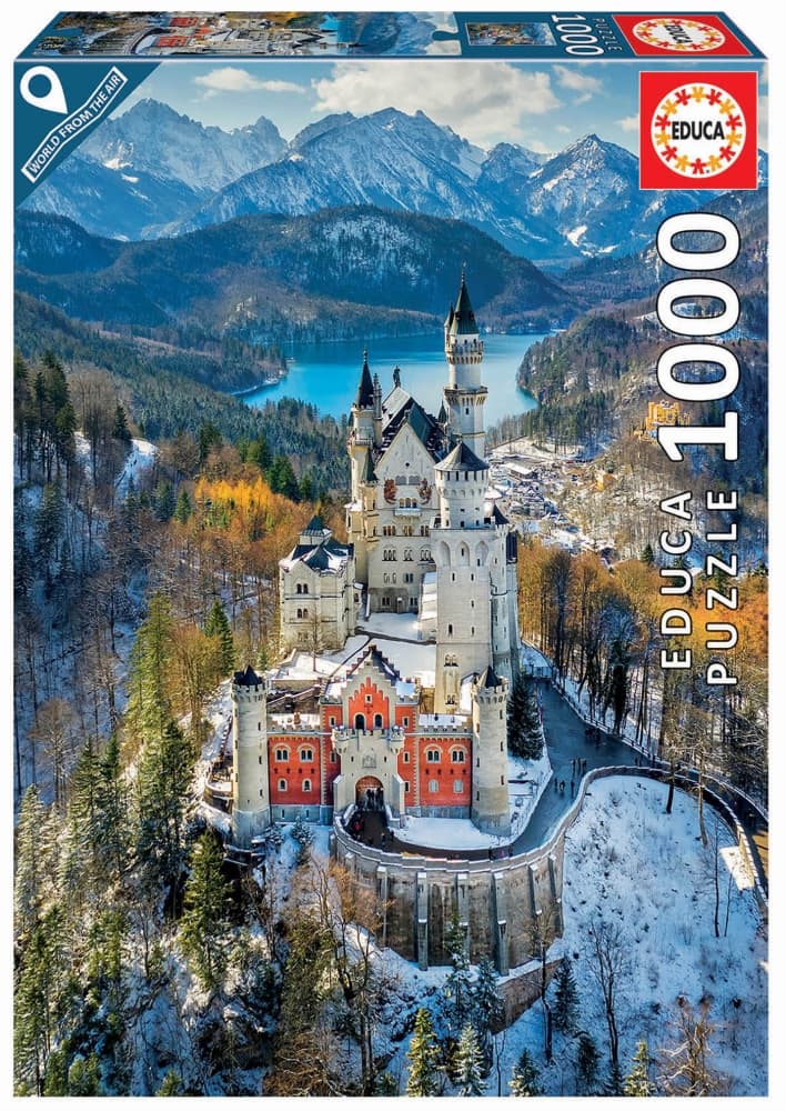 Пъзел, Educa, Замъка Neuschwanstein, 1000 части