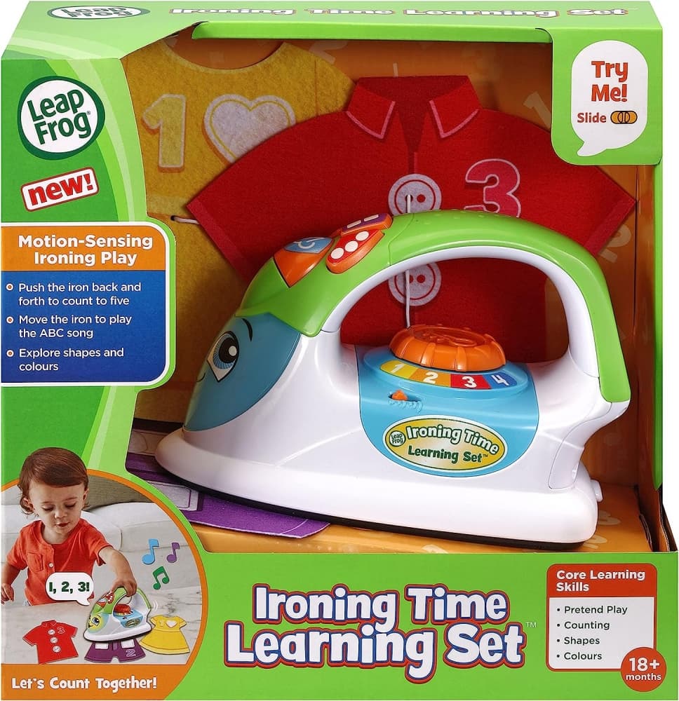 Интерактивна играчка, Vtech, Leap Frog, Образователна ютия с дрехи за гладене, 24.1 х 25 х 13.3 см
