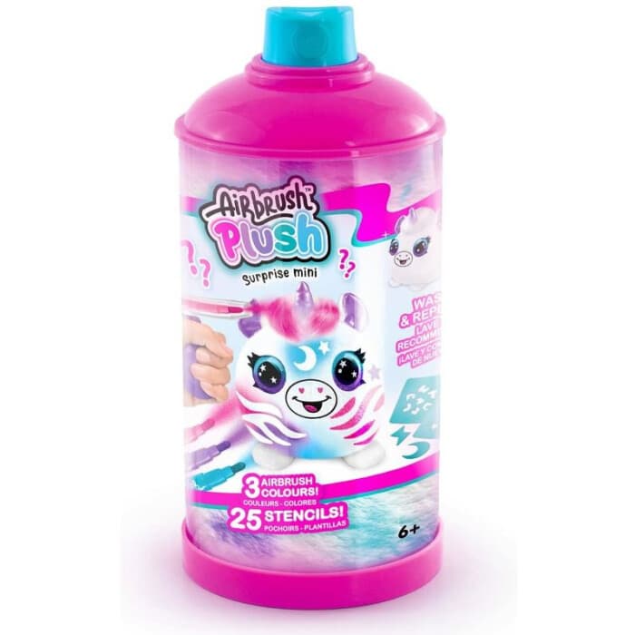 Творчески комплект, Canal Toys, Мини плюшена играчка за оцветяване, 10 см