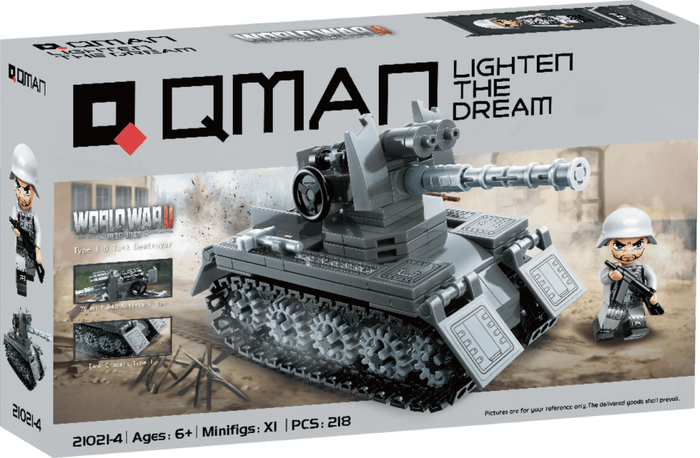 Конструктор, Qman, Унищожител на танкове Type I B, 218 части