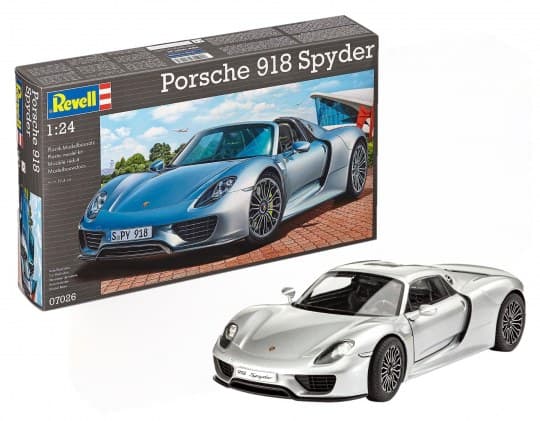 Порше 918 Spyder - сглобяем модел
