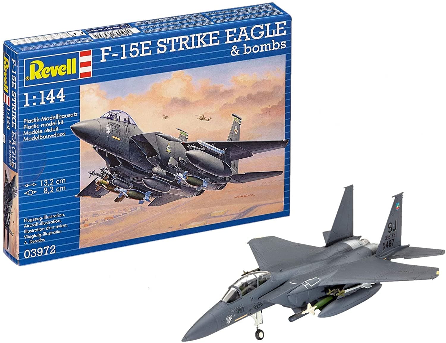 Бомбандировач F-15E - сглобяем модел