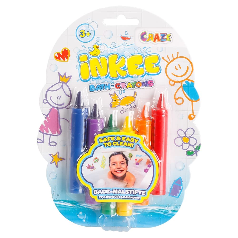 Комплект пастели за вана, Craze, Многоцветни, 6 броя