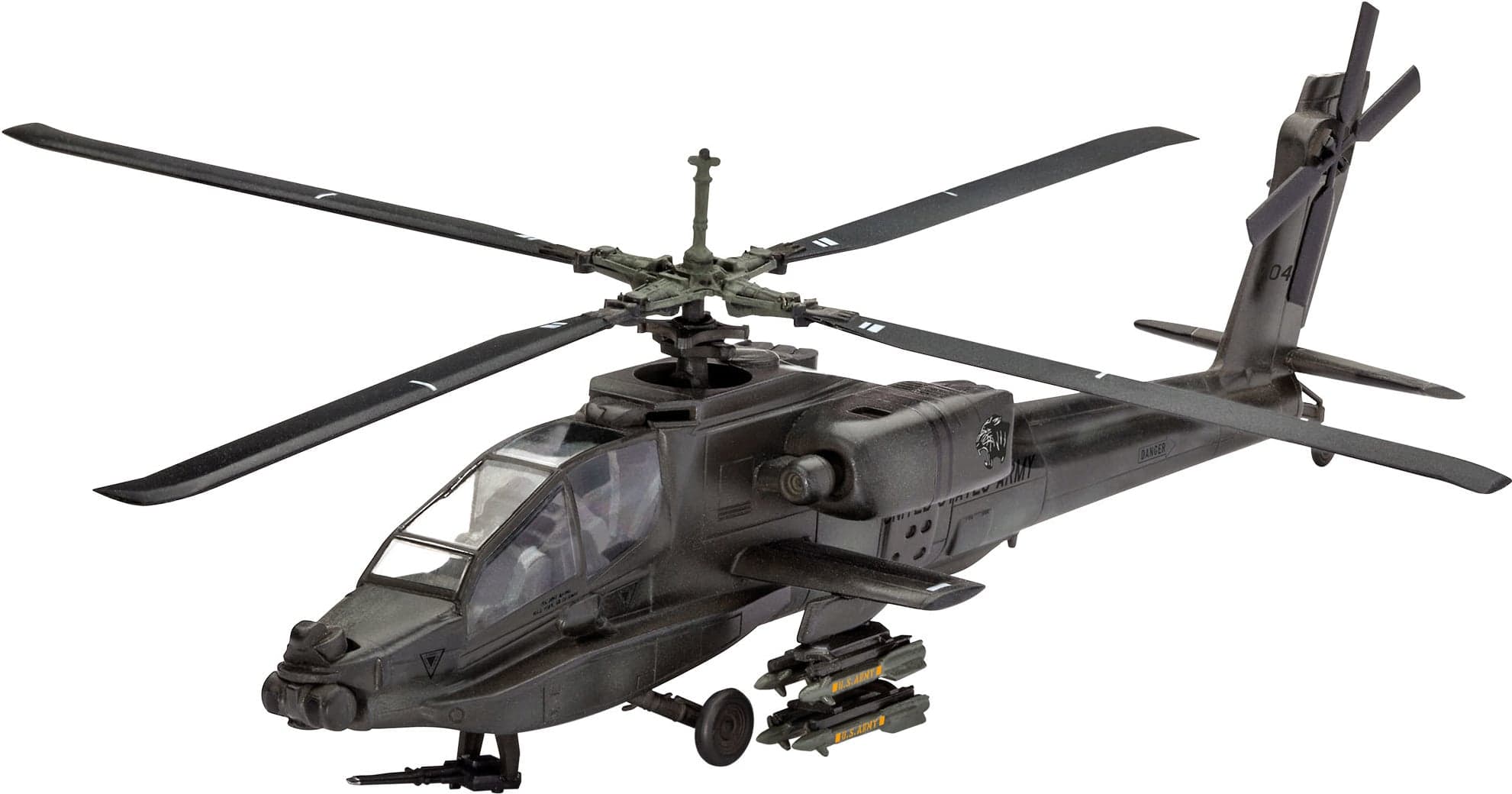 Боинг AH-64A Апач - сглобяем модел
