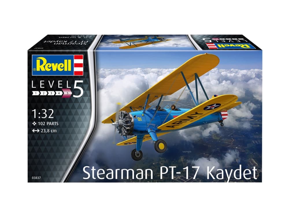 Сглобяем модел, Revell, Stearman PT-17 Kaydet, 102 части