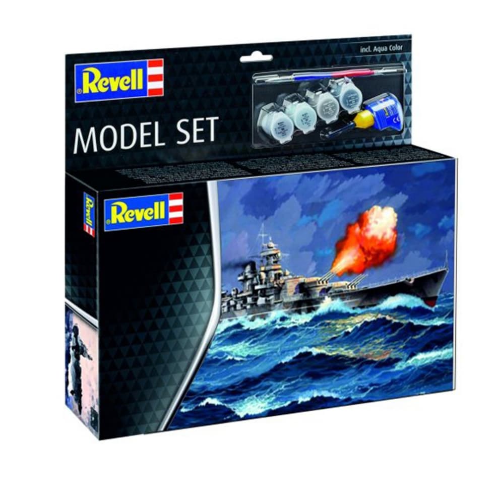 Комплект за сглобяване, Revell, Боен кораб Гнайзенау, 48 части