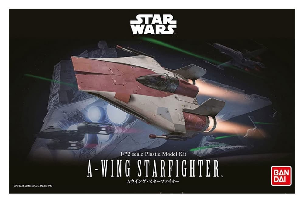 Сглобяем модел, Bandai, Star Wars, A-wing Starfighter Easy-Click, 138 части