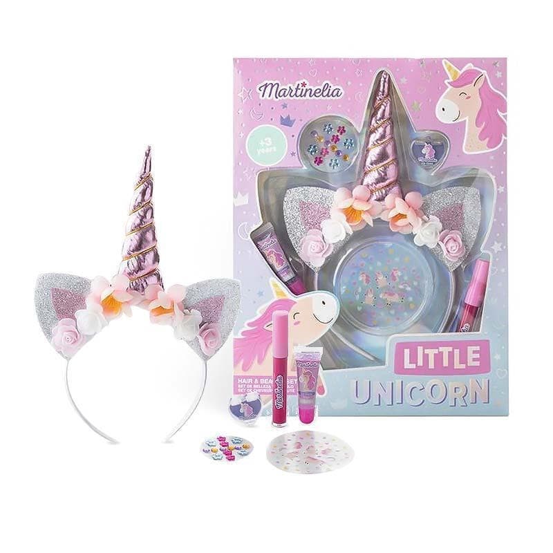 Комплект аксесоари за коса, Martinelia, Little Unicorn 26104, 6 части
