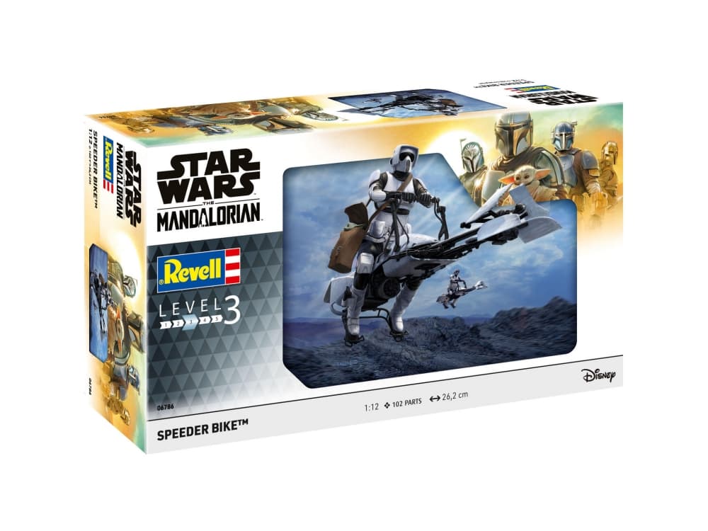 Скоростен ездач The Mandalorian - сглобяем модел, 102 части