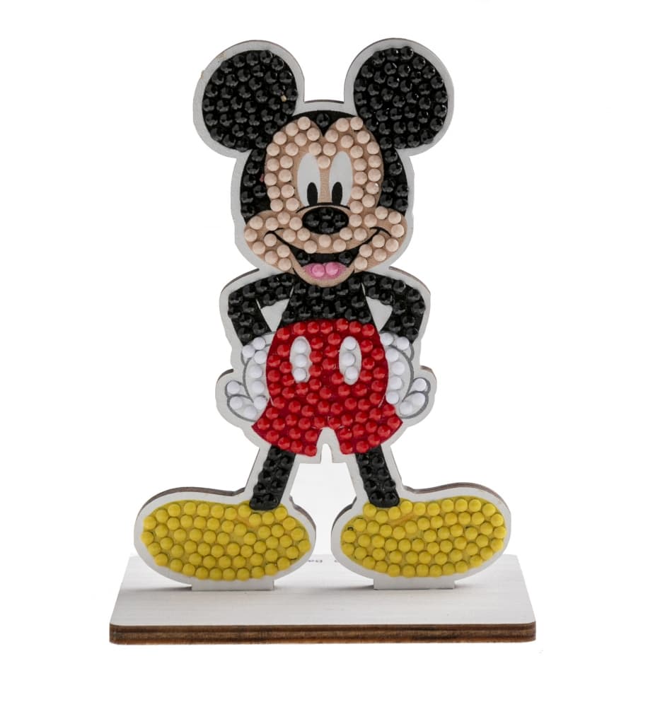 Комплект за диамантена бродерия, Craft Buddy, Crystal Art Buddies, Мики Маус, 7 части