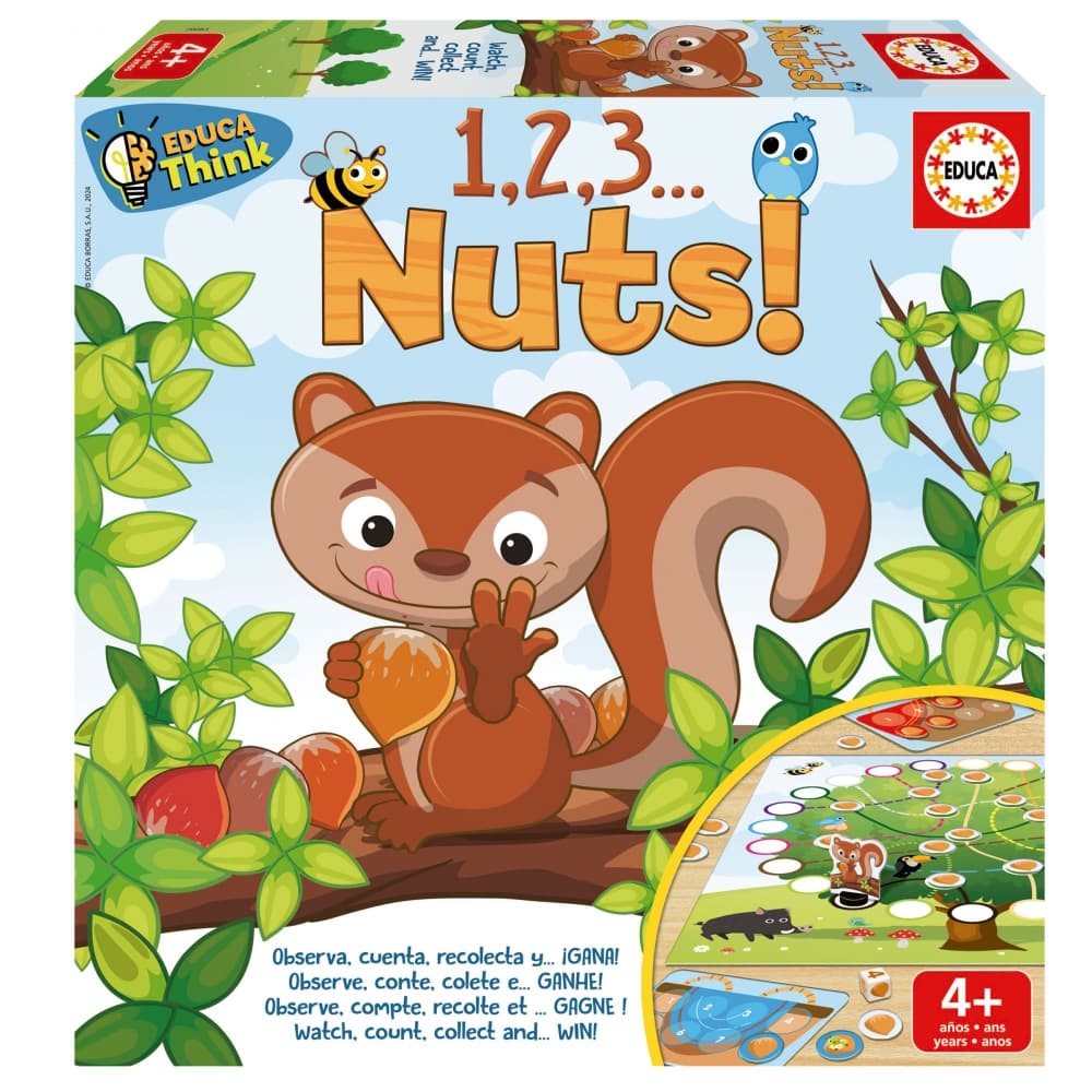 Настолна игра, Educa, 1,2,3 Ядки