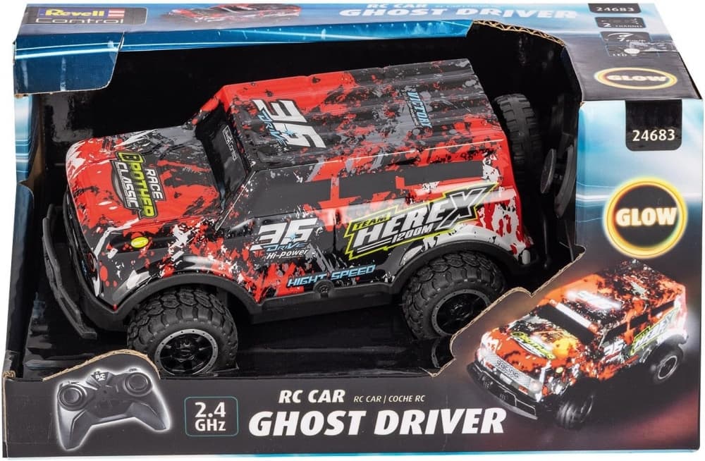 Автомобил с радио управление, Revell, Червен