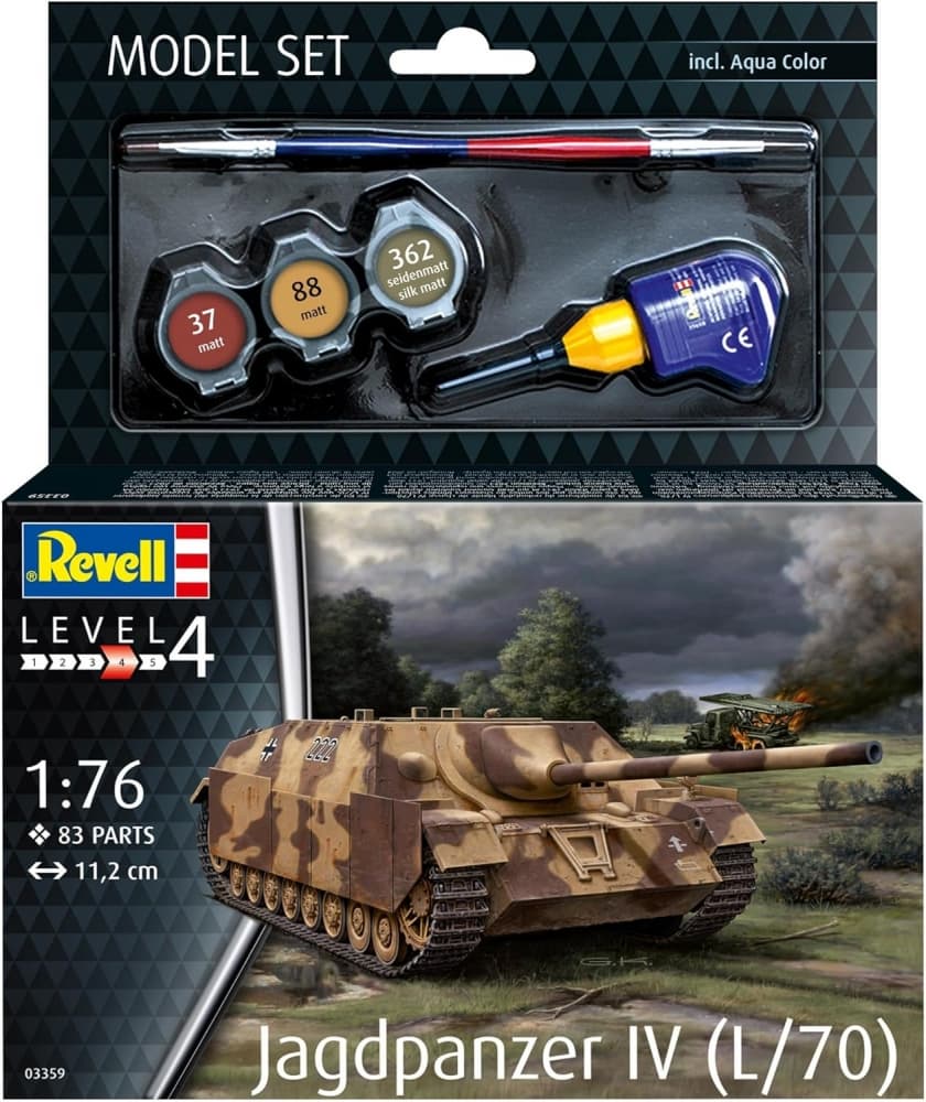 Сглобяем модел, Revell, Джагдпанзер IV (L/70),Комплект