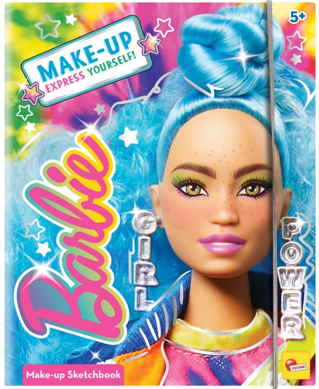 Творчески комплект, Lisciani, Barbie, Модна папка за гримиране