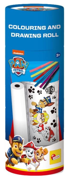 Творчески комплект, Lisciani, Paw Patrol, Ролка за оцветяване и рисуване