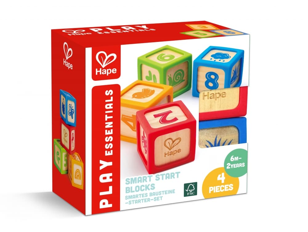 Образователни кубчета, Hape, 4 броя