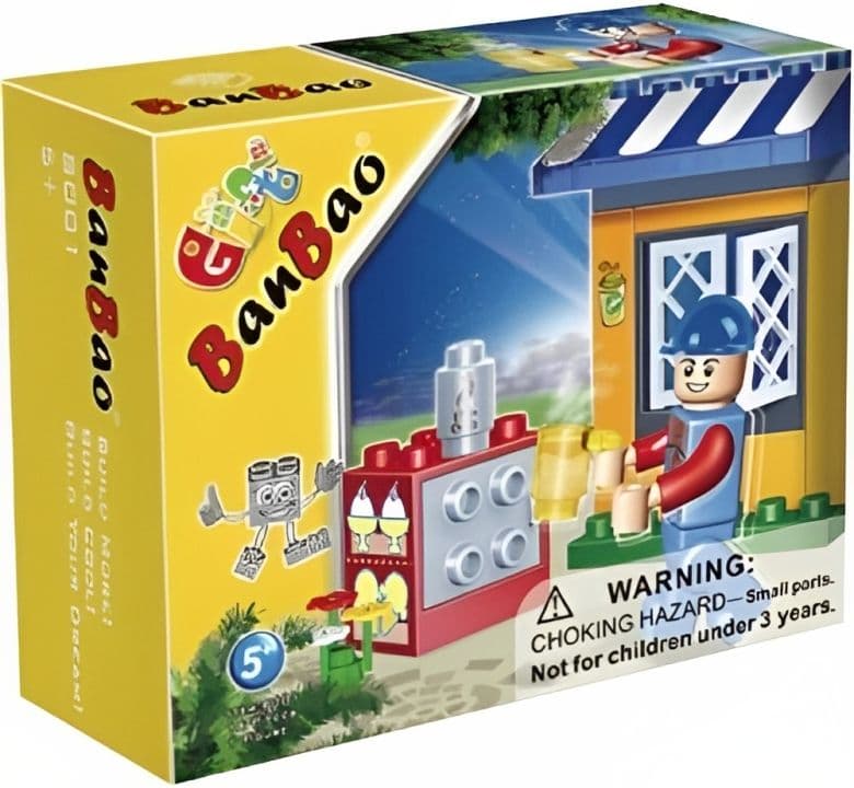 Конструктор, BanBao, Магазин за сладолед, 16 части