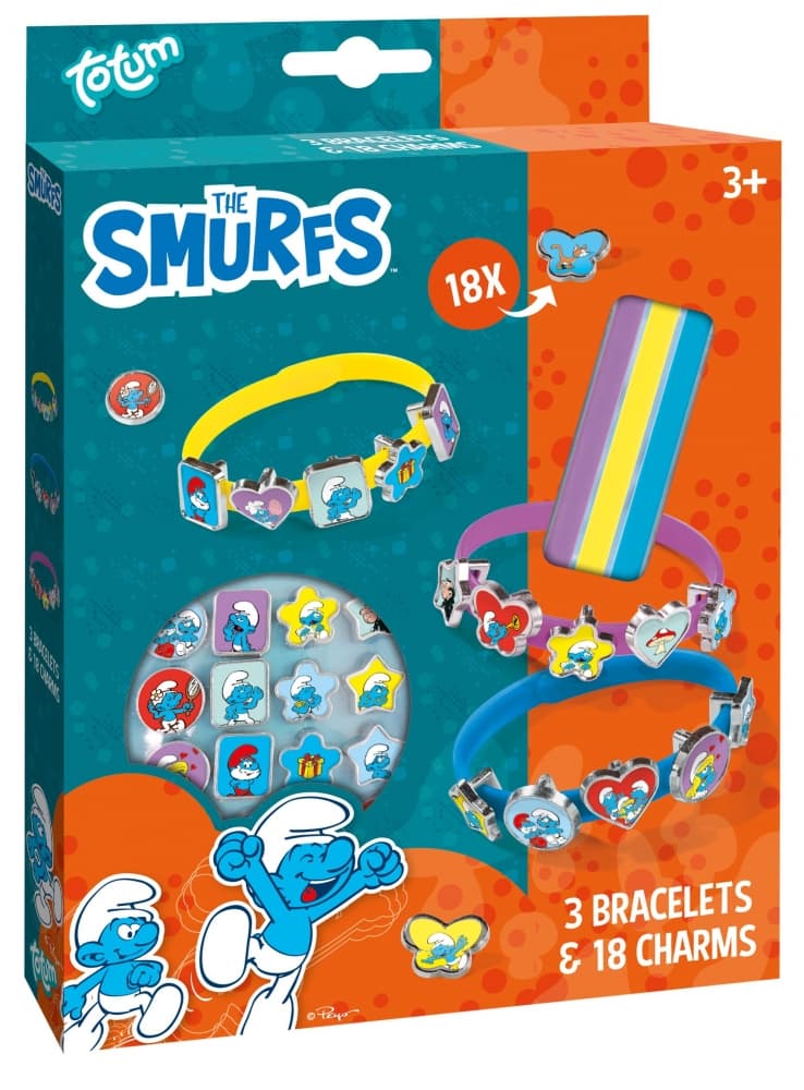 Творчески комплект, Totum, Smurfs, Направи сам гривни, 3 броя