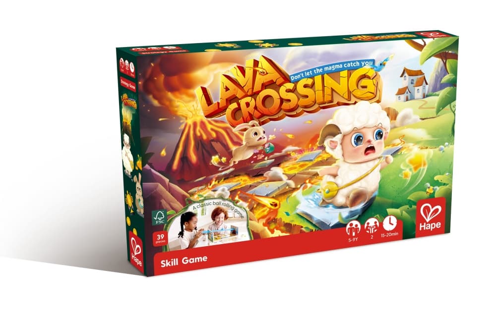 Настолна игра, Hape, Премини лавата, 2 в 1