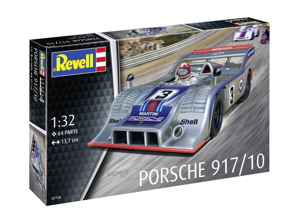 Сглобяем модел, Revell, Автомобил Porsche 917, 64 части