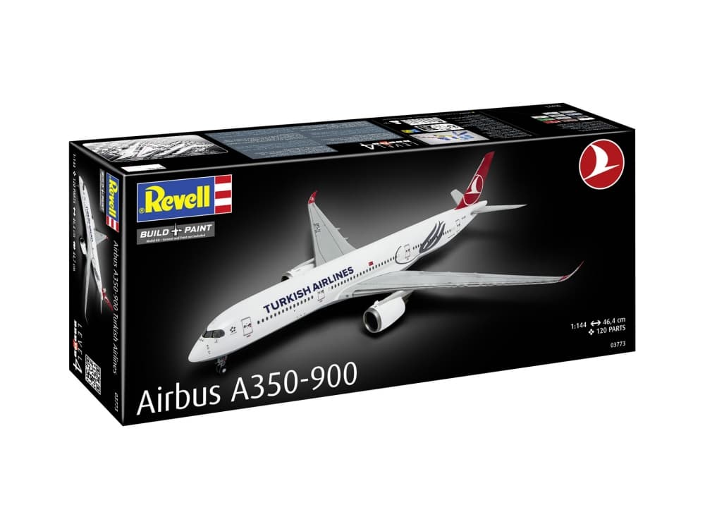 Сглобяем модел, Revell, Самолет Airbus A350-900 Турски авиолинии, 120 части