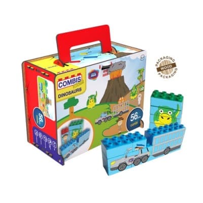 Конструктор със стикери Динозаври Deluxe 56
